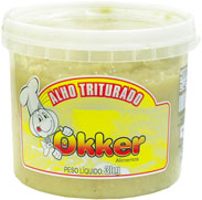 Alho triturado Okker Balde - 3kg