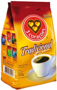 Café 3 Corações Extra Forte Tradicional - 500g