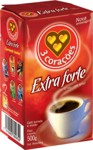 Café 3 Corações Extra Forte a Vácuo - 500g
