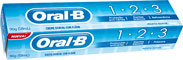 Creme Dental Oral B 1.2.3 - 90g