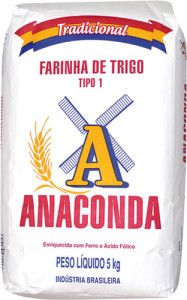 Farinha de Trigo Anaconda Tradicional Tipo 1 - 5kg