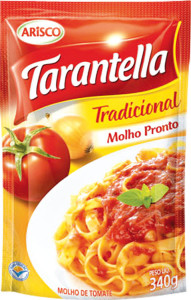 Molho de Tomate Tarantella Tradicional Sachê - 340g