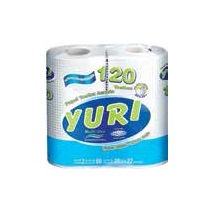 Toalha de Papel Yuri Branca c/ 2 120 folhas