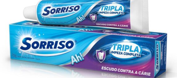 CREME DENTAL SORRISO TRIPLA AÇÃO LIMPEZA COMPLETA 70g