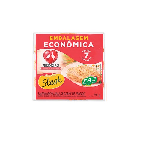 Steak Perdigão Pacote 700g Leve Mais Pague Menos